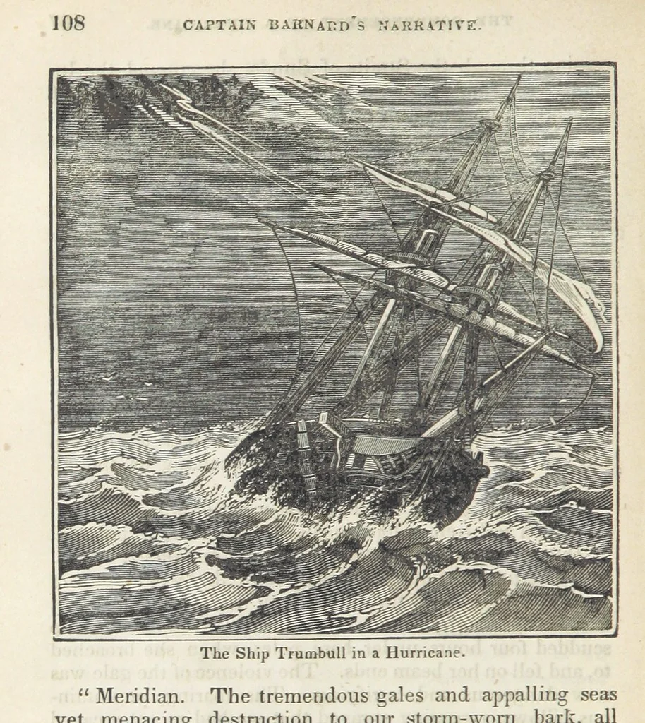 An illustration from Robinson Crusoe's own book; or, the voice of adventure from the civilized man cut off from his fellows ... and from the wanderer in strange seas and lands, etc, 1842, leaf 118