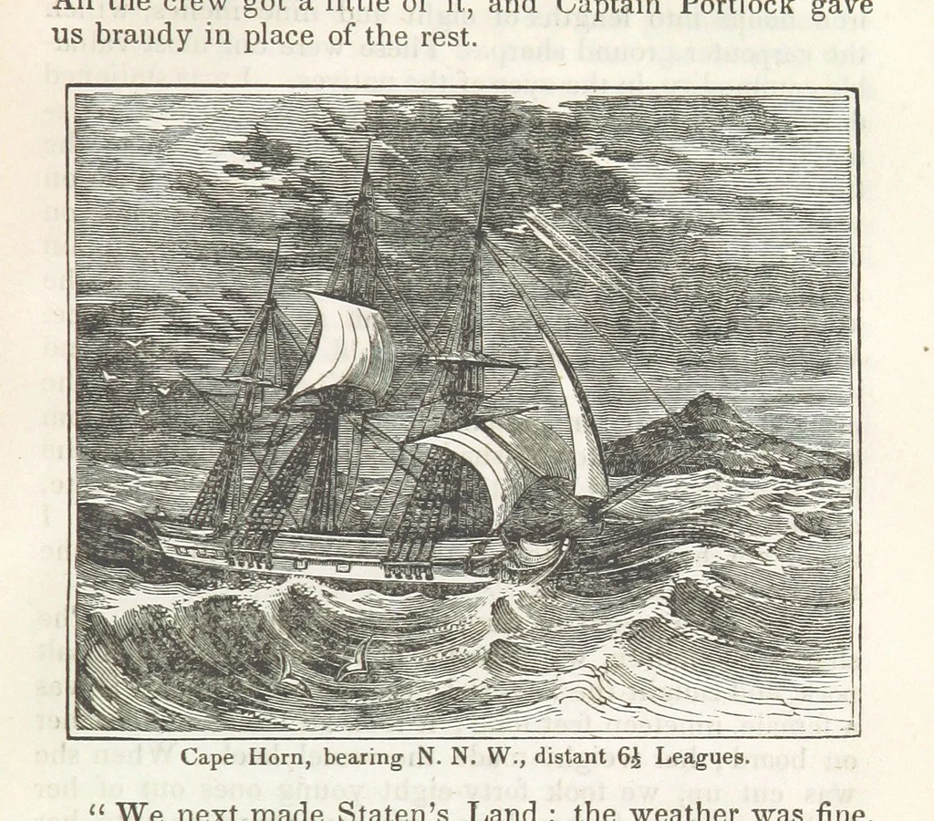 An illustration from Robinson Crusoe's own book; or, the voice of adventure from the civilized man cut off from his fellows ... and from the wanderer in strange seas and lands, etc, 1842, leaf 167