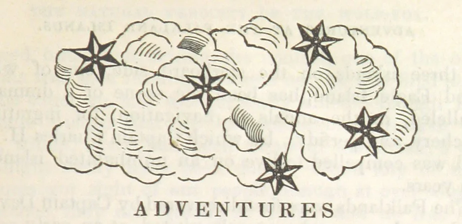 An illustration from Robinson Crusoe's own book; or, the voice of adventure from the civilized man cut off from his fellows ... and from the wanderer in strange seas and lands, etc, 1842, leaf 23