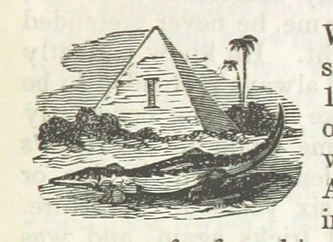 An illustration from Robinson Crusoe's own book; or, the voice of adventure from the civilized man cut off from his fellows ... and from the wanderer in strange seas and lands, etc, 1842, leaf 393