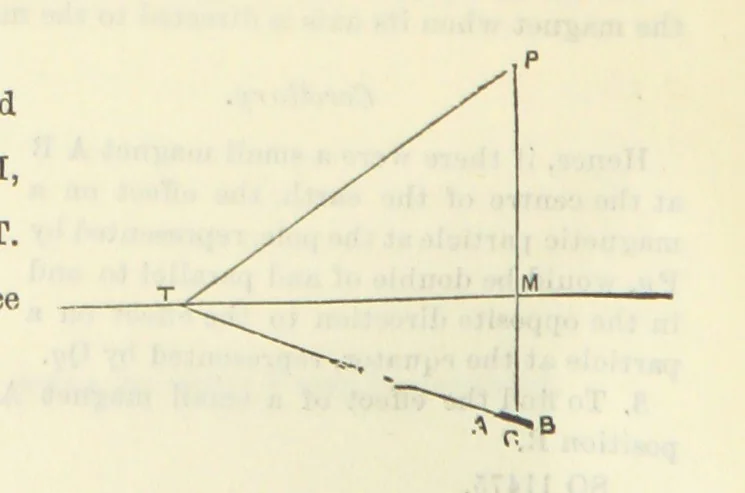 An illustration from Admiralty Manual for the Deviations of the Compass. Originally edited in 1862 by F. J. Evans ... and Archibald Smith ... Sixth edition. Published by order of ... the Admiralty. [With plates, 1893, leaf 38