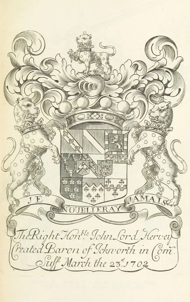 An illustration from The Visitation of Suffolk, made by William Hervey [in 1561] ... With additions from ... Jermyn, Davy, and other MSS. &c. Edited by J. J. Howard. [Extracted from “The East Anglian.”, 1866, leaf 149