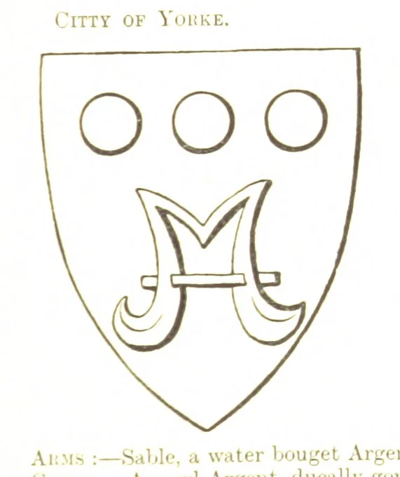 An illustration from Dugdale's Visitation of Yorkshire, [in 1665-66.] with additions. Edited by J. W. Clay, 1899, leaf 117