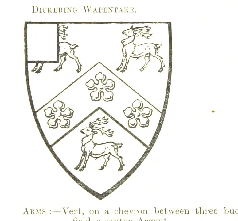 An illustration from Dugdale's Visitation of Yorkshire, [in 1665-66.] with additions. Edited by J. W. Clay, 1899, leaf 122