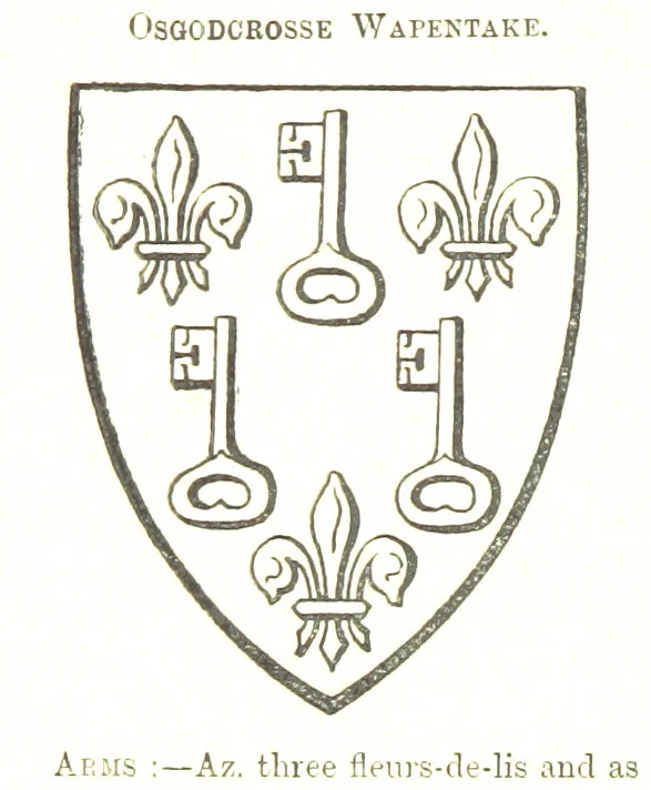 An illustration from Dugdale's Visitation of Yorkshire, [in 1665-66.] with additions. Edited by J. W. Clay, 1899, leaf 14