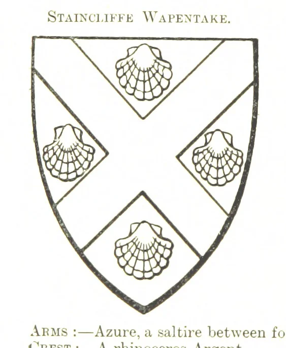An illustration from Dugdale's Visitation of Yorkshire, [in 1665-66.] with additions. Edited by J. W. Clay, 1899, leaf 140