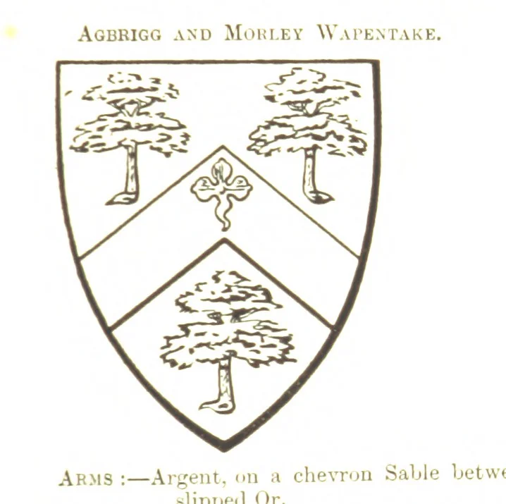 An illustration from Dugdale's Visitation of Yorkshire, [in 1665-66.] with additions. Edited by J. W. Clay, 1899, leaf 145