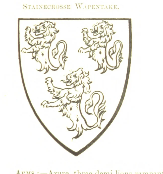 An illustration from Dugdale's Visitation of Yorkshire, [in 1665-66.] with additions. Edited by J. W. Clay, 1899, leaf 173