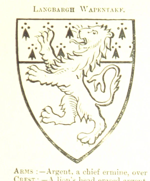 An illustration from Dugdale's Visitation of Yorkshire, [in 1665-66.] with additions. Edited by J. W. Clay, 1899, leaf 19