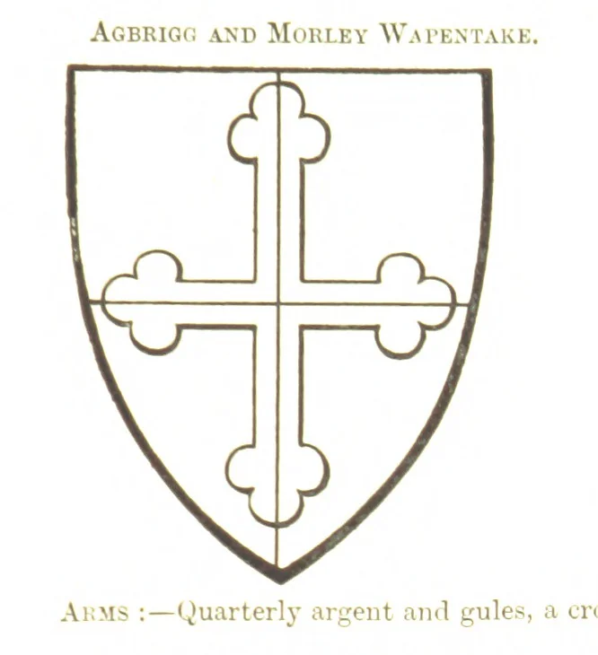 An illustration from Dugdale's Visitation of Yorkshire, [in 1665-66.] with additions. Edited by J. W. Clay, 1899, leaf 193
