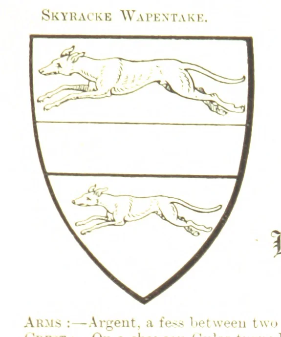An illustration from Dugdale's Visitation of Yorkshire, [in 1665-66.] with additions. Edited by J. W. Clay, 1899, leaf 221