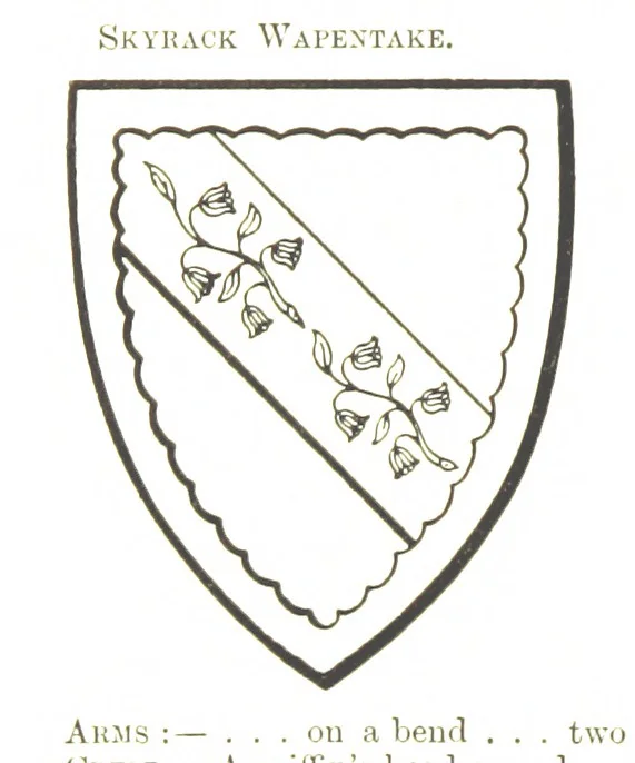 An illustration from Dugdale's Visitation of Yorkshire, [in 1665-66.] with additions. Edited by J. W. Clay, 1899, leaf 238