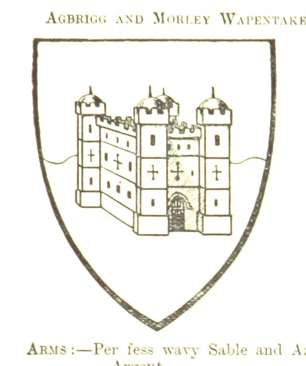An illustration from Dugdale's Visitation of Yorkshire, [in 1665-66.] with additions. Edited by J. W. Clay, 1899, leaf 253