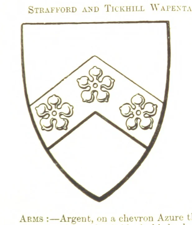 An illustration from Dugdale's Visitation of Yorkshire, [in 1665-66.] with additions. Edited by J. W. Clay, 1899, leaf 263