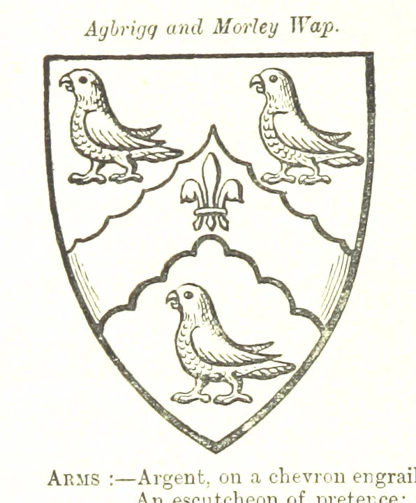 An illustration from Dugdale's Visitation of Yorkshire, [in 1665-66.] with additions. Edited by J. W. Clay, 1899, leaf 28