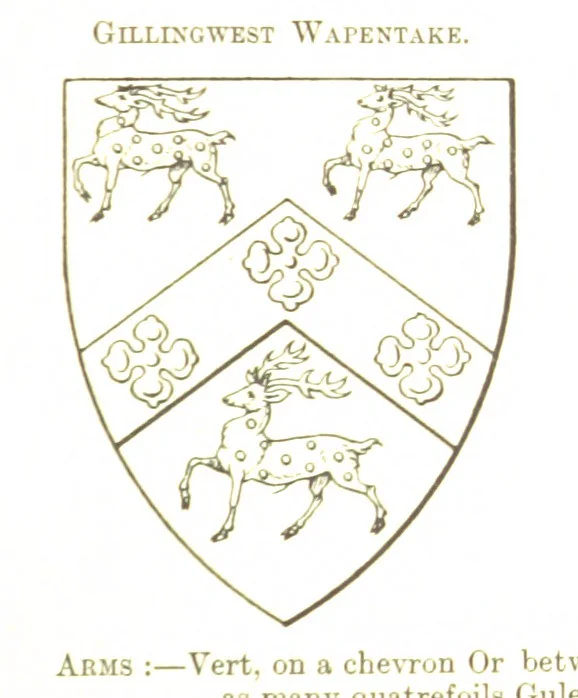 An illustration from Dugdale's Visitation of Yorkshire, [in 1665-66.] with additions. Edited by J. W. Clay, 1899, leaf 297