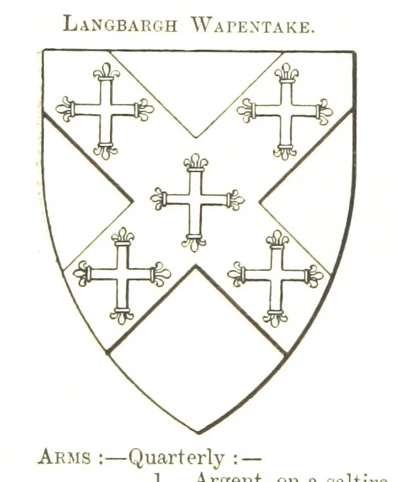An illustration from Dugdale's Visitation of Yorkshire, [in 1665-66.] with additions. Edited by J. W. Clay, 1899, leaf 310