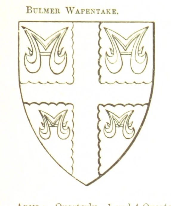 An illustration from Dugdale's Visitation of Yorkshire, [in 1665-66.] with additions. Edited by J. W. Clay, 1899, leaf 317