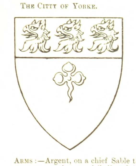 An illustration from Dugdale's Visitation of Yorkshire, [in 1665-66.] with additions. Edited by J. W. Clay, 1899, leaf 321