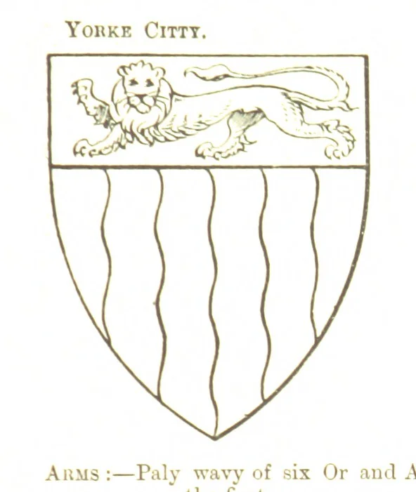 An illustration from Dugdale's Visitation of Yorkshire, [in 1665-66.] with additions. Edited by J. W. Clay, 1899, leaf 351