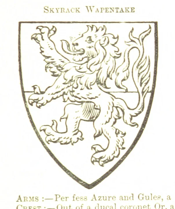 An illustration from Dugdale's Visitation of Yorkshire, [in 1665-66.] with additions. Edited by J. W. Clay, 1899, leaf 367