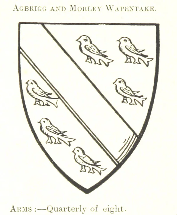 An illustration from Dugdale's Visitation of Yorkshire, [in 1665-66.] with additions. Edited by J. W. Clay, 1899, leaf 54