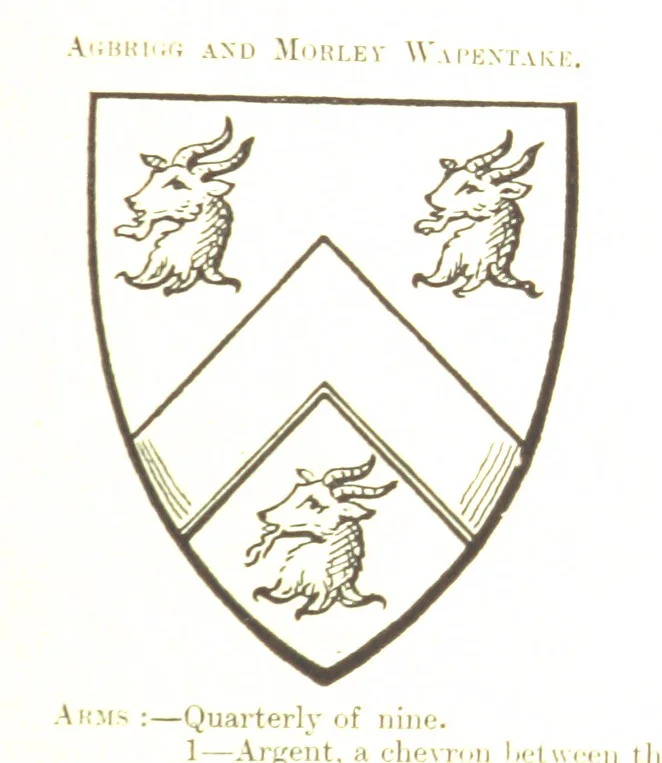An illustration from Dugdale's Visitation of Yorkshire, [in 1665-66.] with additions. Edited by J. W. Clay, 1899, leaf 59