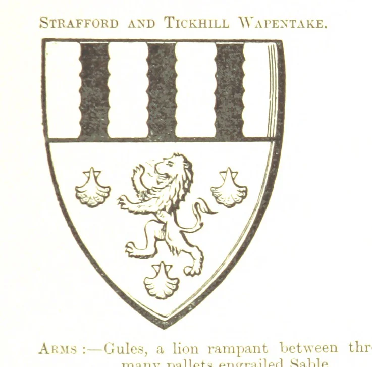 An illustration from Dugdale's Visitation of Yorkshire, [in 1665-66.] with additions. Edited by J. W. Clay, 1899, leaf 63
