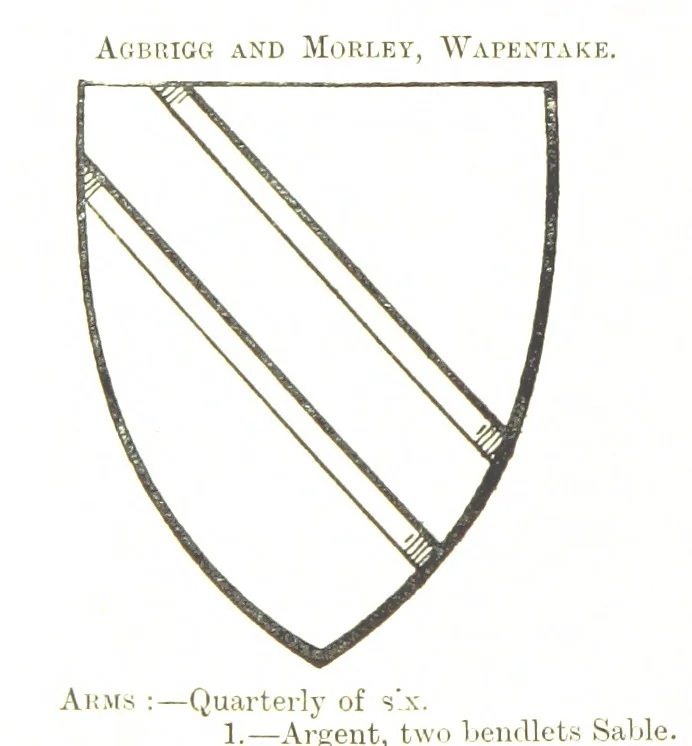 An illustration from Dugdale's Visitation of Yorkshire, [in 1665-66.] with additions. Edited by J. W. Clay, 1899, leaf 86