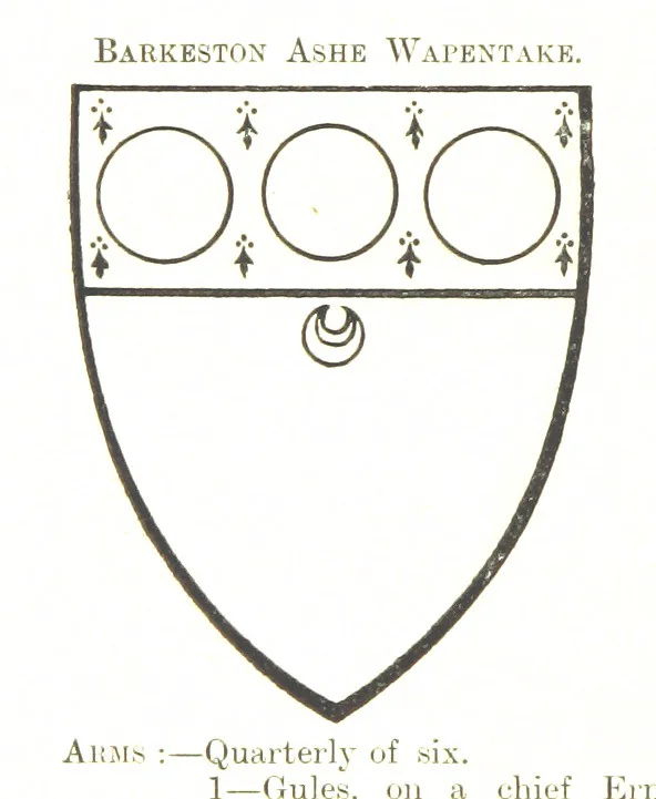 An illustration from Dugdale's Visitation of Yorkshire, [in 1665-66.] with additions. Edited by J. W. Clay, 1899, leaf 98