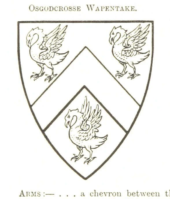 An illustration from Dugdale's Visitation of Yorkshire, [in 1665-66.] with additions. Edited by J. W. Clay, 1899, leaf 102