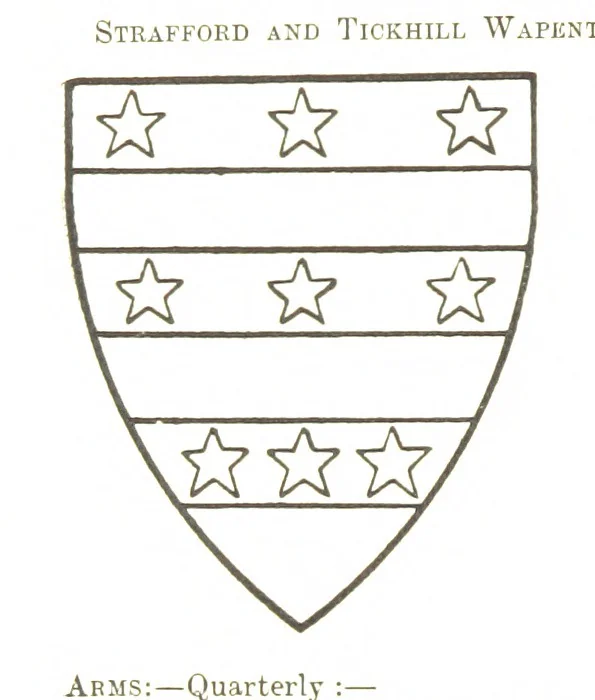 An illustration from Dugdale's Visitation of Yorkshire, [in 1665-66.] with additions. Edited by J. W. Clay, 1899, leaf 106