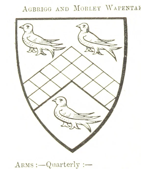 An illustration from Dugdale's Visitation of Yorkshire, [in 1665-66.] with additions. Edited by J. W. Clay, 1899, leaf 110