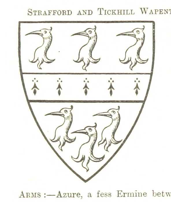 An illustration from Dugdale's Visitation of Yorkshire, [in 1665-66.] with additions. Edited by J. W. Clay, 1899, leaf 126