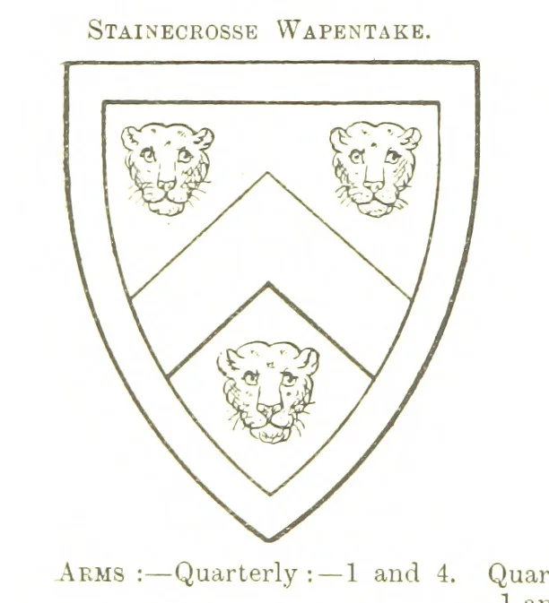 An illustration from Dugdale's Visitation of Yorkshire, [in 1665-66.] with additions. Edited by J. W. Clay, 1899, leaf 138