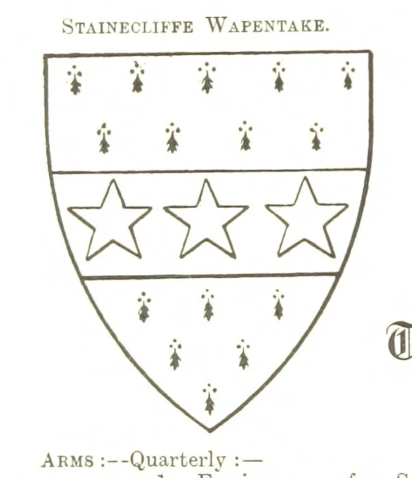 An illustration from Dugdale's Visitation of Yorkshire, [in 1665-66.] with additions. Edited by J. W. Clay, 1899, leaf 146