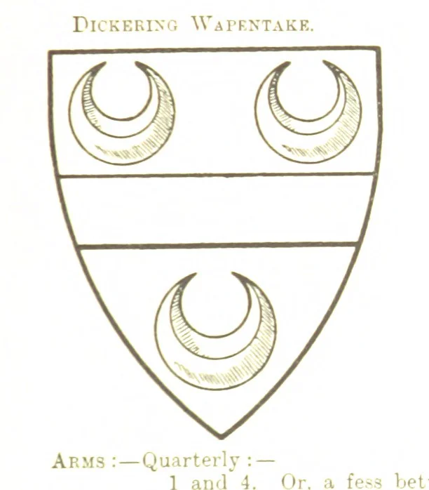 An illustration from Dugdale's Visitation of Yorkshire, [in 1665-66.] with additions. Edited by J. W. Clay, 1899, leaf 157