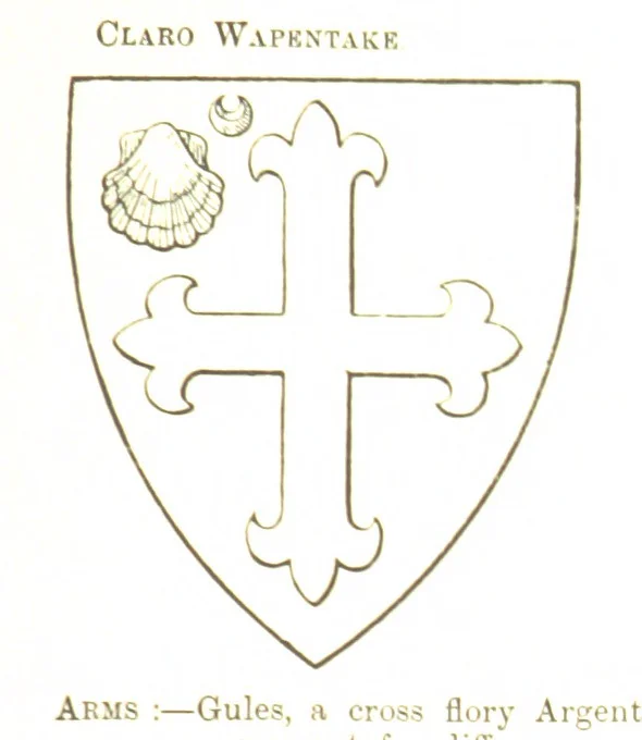 An illustration from Dugdale's Visitation of Yorkshire, [in 1665-66.] with additions. Edited by J. W. Clay, 1899, leaf 175