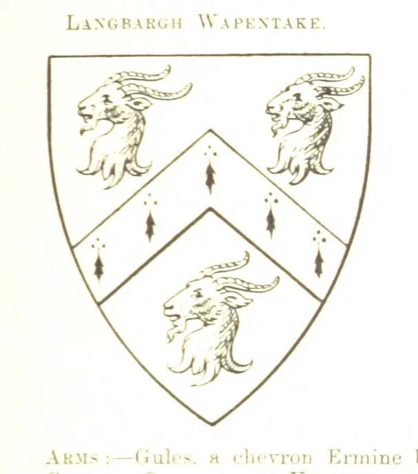 An illustration from Dugdale's Visitation of Yorkshire, [in 1665-66.] with additions. Edited by J. W. Clay, 1899, leaf 191