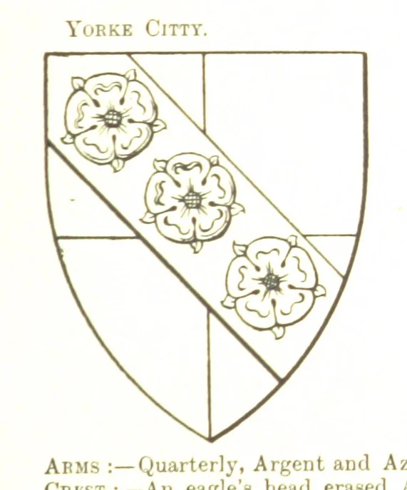An illustration from Dugdale's Visitation of Yorkshire, [in 1665-66.] with additions. Edited by J. W. Clay, 1899, leaf 21