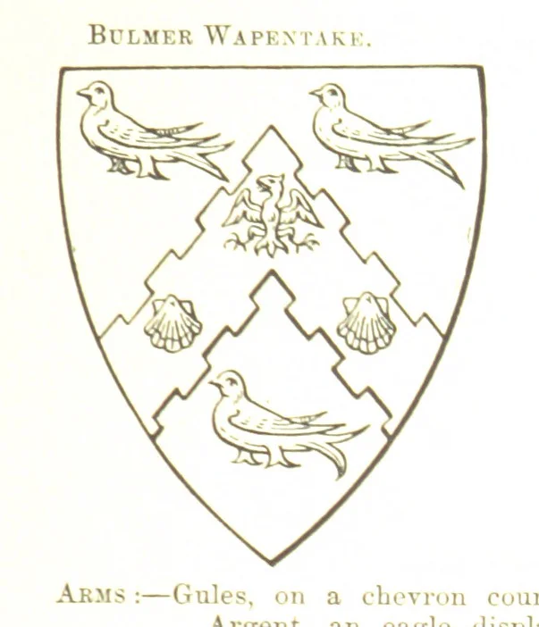 An illustration from Dugdale's Visitation of Yorkshire, [in 1665-66.] with additions. Edited by J. W. Clay, 1899, leaf 217