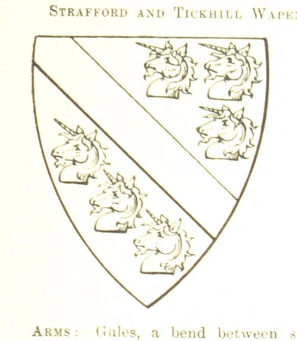 An illustration from Dugdale's Visitation of Yorkshire, [in 1665-66.] with additions. Edited by J. W. Clay, 1899, leaf 221