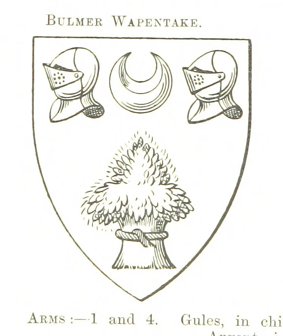 An illustration from Dugdale's Visitation of Yorkshire, [in 1665-66.] with additions. Edited by J. W. Clay, 1899, leaf 260