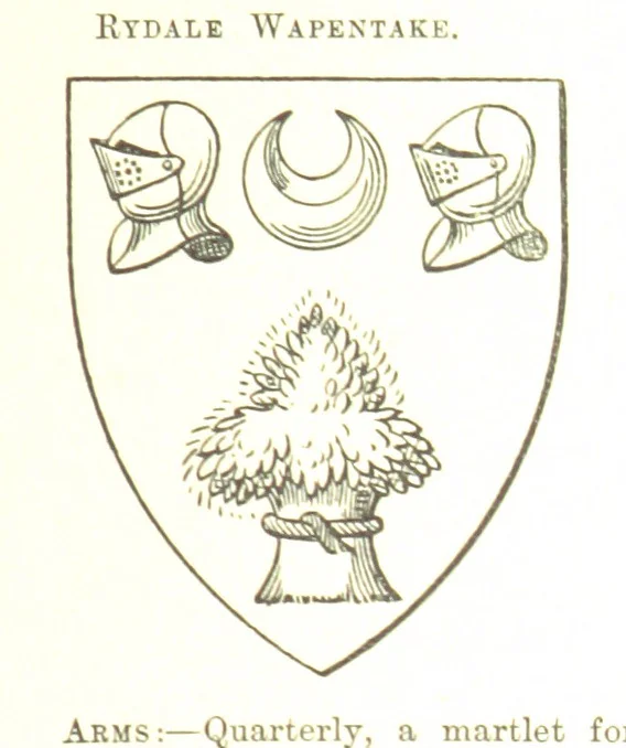An illustration from Dugdale's Visitation of Yorkshire, [in 1665-66.] with additions. Edited by J. W. Clay, 1899, leaf 265