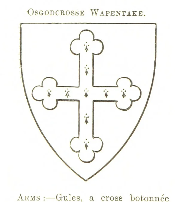 An illustration from Dugdale's Visitation of Yorkshire, [in 1665-66.] with additions. Edited by J. W. Clay, 1899, leaf 270