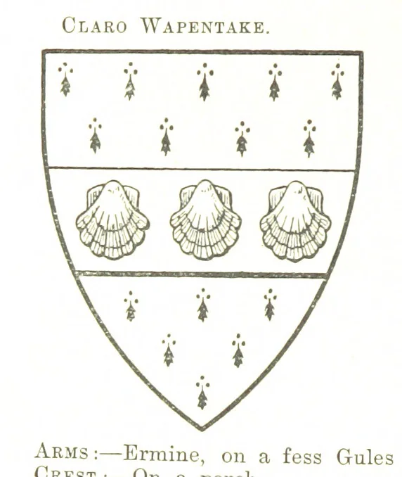 An illustration from Dugdale's Visitation of Yorkshire, [in 1665-66.] with additions. Edited by J. W. Clay, 1899, leaf 274