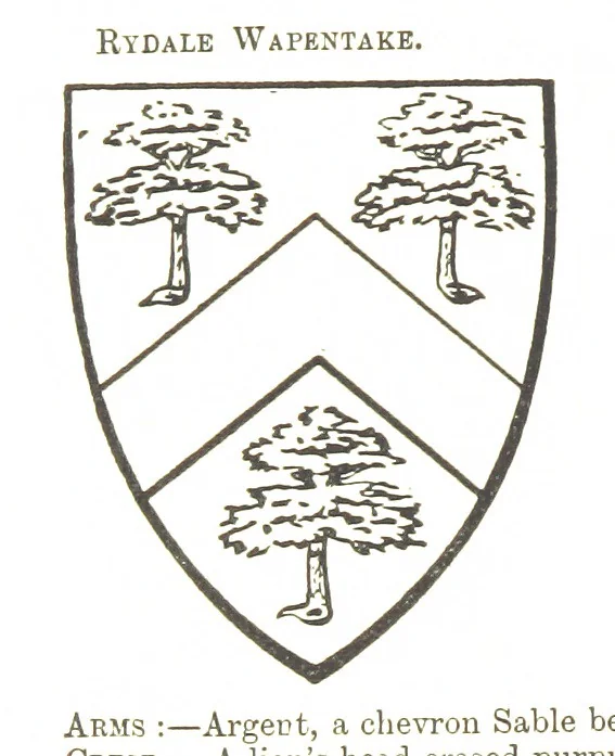 An illustration from Dugdale's Visitation of Yorkshire, [in 1665-66.] with additions. Edited by J. W. Clay, 1899, leaf 28