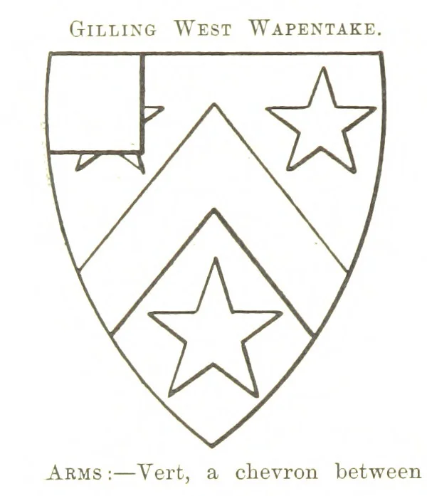 An illustration from Dugdale's Visitation of Yorkshire, [in 1665-66.] with additions. Edited by J. W. Clay, 1899, leaf 284