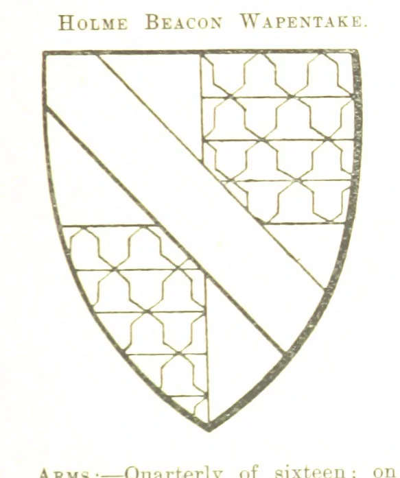 An illustration from Dugdale's Visitation of Yorkshire, [in 1665-66.] with additions. Edited by J. W. Clay, 1899, leaf 299