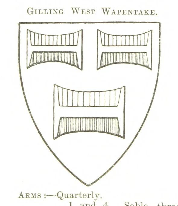 An illustration from Dugdale's Visitation of Yorkshire, [in 1665-66.] with additions. Edited by J. W. Clay, 1899, leaf 306